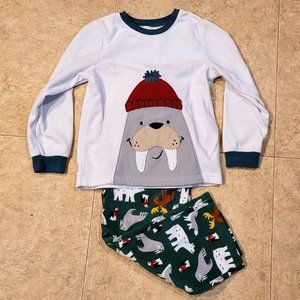 2- Piece Walrus Fleece pajama set